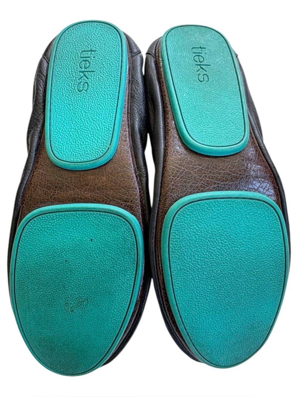 EUC Tieks Leather Ballet Flats Black Size 9 Retail $210.00 - Picture 7 of 8
